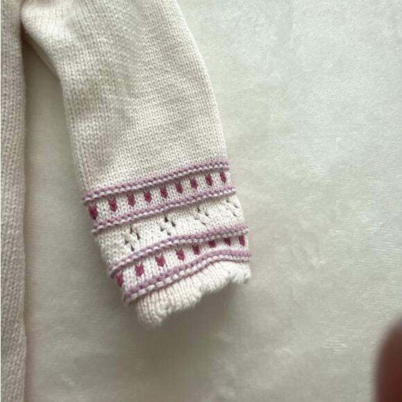 Baby Girl Vintage Sweater Dress Size 6-9 Month - Picture 3 of 6